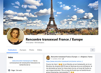 Rencontre transexuel Facebook